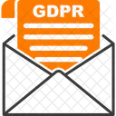 DSGVO Brief Compliance Datenschutz Symbol