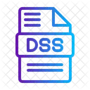 Dss Datei Dokument Symbol