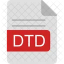 Dtd File Format Icon
