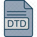 Dtd File Format Icon