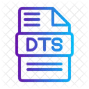 Dts Datei Dokument Symbol