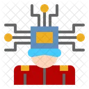 KI Medizin Roboterchirurgie Gesundheitswesen Und Medizin Symbol