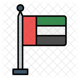 Dubai Flag  Icon