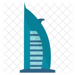 Dubai Gebäude  Symbol