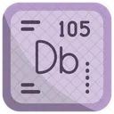 Dubnium Chemistry Periodic Table Icon