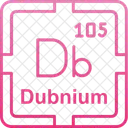 Dubnium Preodic Table Preodic Elements Icon