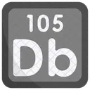 Dubnium Periodic Table Chemists Icon