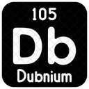 Dubnium Chemistry Periodic Table Icon