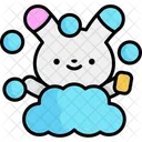 Ducha Kawaii Conejito Icon