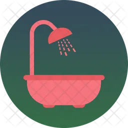 Bañera de ducha  Icono