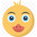 Round Face Duckling Icon