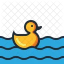 Duck Toy Rubber Icon
