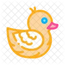 Duck Toy Bathing Icon