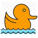 Duck Swim Cute Icon