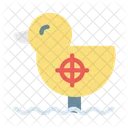 Duck Target Shooting Icon