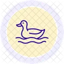 Duck By Pond Duck Pond Icon