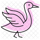 Duck Flapping Wings Duck Flapping Icon