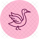 Duck Flapping Wings Duck Flapping Icon