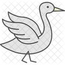 Duck Flapping Wings Duck Flapping Icon
