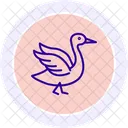 Duck Flapping Wings Duck Flapping Icon