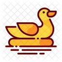 Duck Float Duck Toy Child Icon