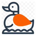 Duck Pond Quack Icon