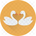 Duck Love Kissing Icon