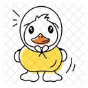Duck Scarf  Icon
