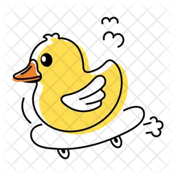 Duck Skating  Icon