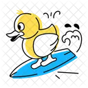 Duck Surfing  Icon