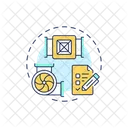 Ductwork Inspection Examination Icon