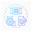 Ductwork Inspection Examination Symbol