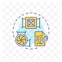 Ductwork Inspection Examination Symbol