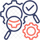 Due Diligence Scrutiny Analysis Icon