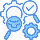 Due Diligence Scrutiny Analysis Icon