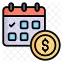 Due Payment Instalment Due Money Icon