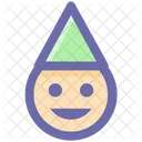 Personagem Elfo Rosto De Desenho Animado Ícone