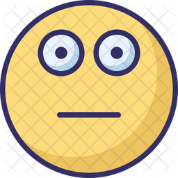 Dull Emoji Icon - Download in Colored Outline Style