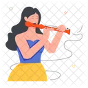 Dulzaina Flute Player Woodwind Instrument アイコン