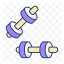 Dumb Bell Exercise Gym Icon