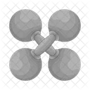 Dumbbell Fitness Gym Icon