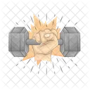 Dumbbell Fitness Gym Icon