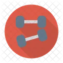 Dumbbell Fitness Weight Icon