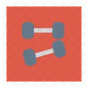 Dumbbell Fitness Weight Icon