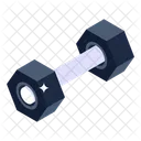 Weightlifting Dumbbell Gym Equipment Icon