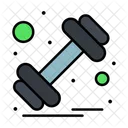 Dumbbell Barbells Gym Icon