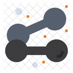 Dumbbell Icon - Download in Flat Style