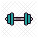 Dumbbell Gym Exercise Icon