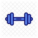 Dumbbell Gym Exercise Icon