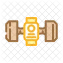 Dumbbell Smartwatch Fitness Icon